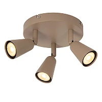 TIANA ceiling spotlight 3xGU10 taupe (Lucide)