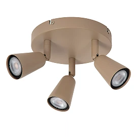 TIANA ceiling spotlight 3xGU10 taupe (Lucide)