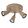 TIANA ceiling spotlight 3xGU10 taupe (Lucide)