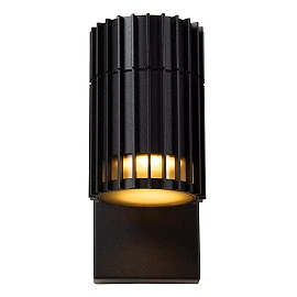 TIMBALA outdoor wall spotlight 1xGU10 black (Lucide)