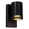 TIMBALA outdoor wall spotlight 1xGU10 black (Lucide)