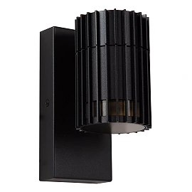 TIMBALA outdoor wall spotlight 1xGU10 black (Lucide)