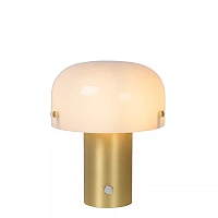TIMON table lamp 1xE14 10 W matt gold / brass (Lucide)
