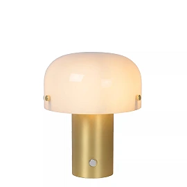 TIMON table lamp 1xE14 10 W matt gold / brass (Lucide)