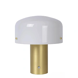 TIMON table lamp 1 x 25 W E27 matt gold / brass (Lucide)