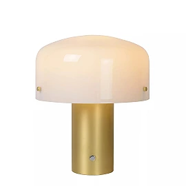 TIMON table lamp 1 x 25 W E27 matt gold / brass (Lucide)