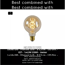 TISSAJA pendant light Ø 30 cm 1xE27 White (Lucide)