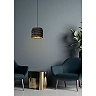 TOGO pendant light grey, Ø25 cm, 1xE27, cotton (LUCIDE)