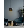 TOGO pendant light grey, Ø25 cm, 1xE27, cotton (LUCIDE)