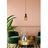 TOLEDO pendant light Ø 20 cm 1xE27 Amber (Lucide)