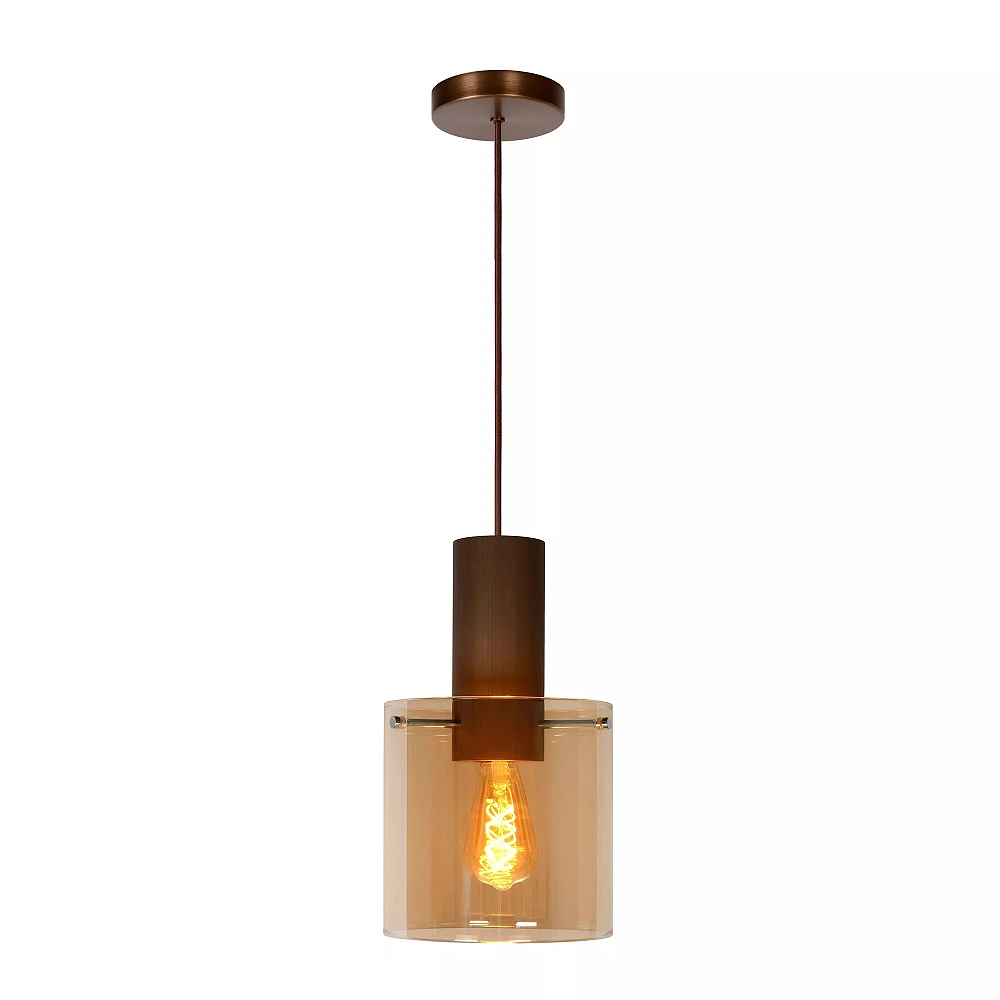 TOLEDO pendant light Ø 20 cm 1xE27 Amber (Lucide)