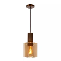 TOLEDO pendant light Ø 20 cm 1xE27 Amber (Lucide)