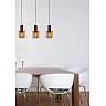 TOLEDO pendant light 3xE27 Amber (Lucide)