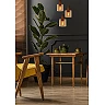 TOLEDO pendant light 3xE27 Amber cluster (Lucide)
