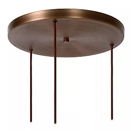 TOLEDO pendant light 3xE27 Amber cluster (Lucide)