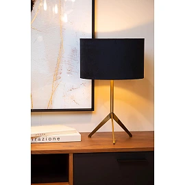 TONDO Table lamp Ø30 cm 1xE27 matt gold / brass (Lucide)