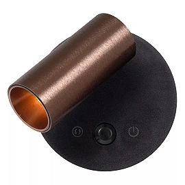 TONI rechargeable wall spotlight LED 2W CCT with sensor Coffee (Lucide)