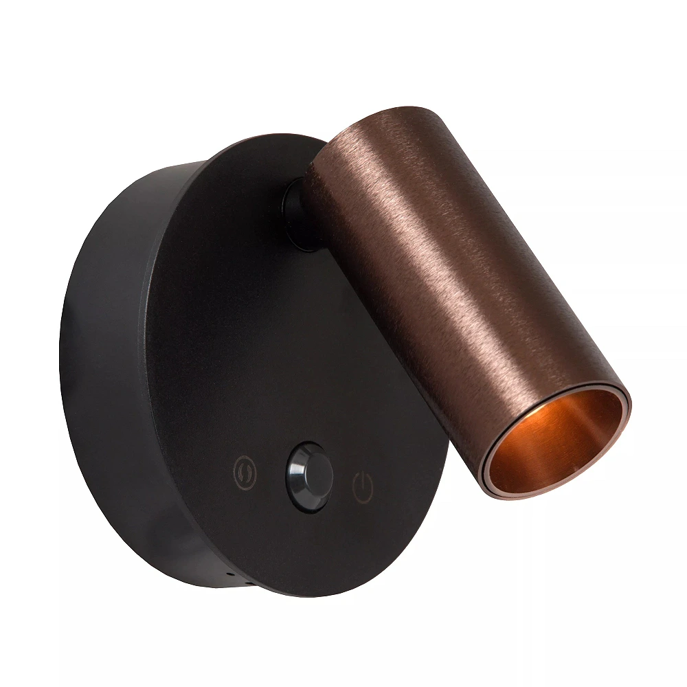 TONI rechargeable wall spotlight LED 2W CCT with sensor Coffee (Lucide)