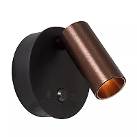 TONI rechargeable wall spotlight LED 2W CCT with sensor Coffee (Lucide)