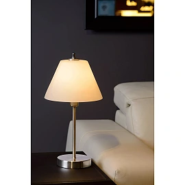 TOUCH Table lamp Ø22 cm E14 satin chrome (Lucide)