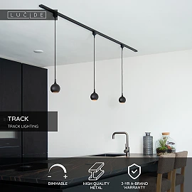 TRACK starter set 2 m Black (Lucide)