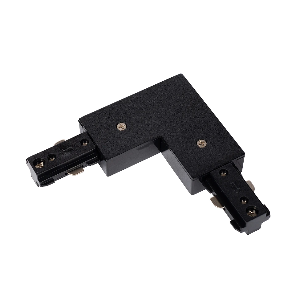 TRACK L-connector right Black (Lucide)