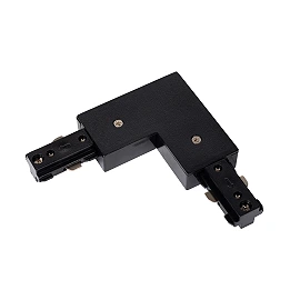 TRACK L-connector right Black (Lucide)