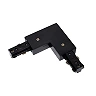 TRACK L-connector right Black (Lucide)
