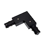 TRACK L-connector left Black (Lucide)