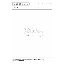 TRACK T-connector White (Lucide)
