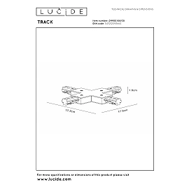 TRACK X-connector Black (Lucide)