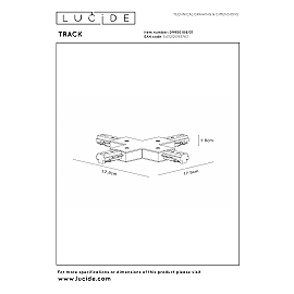 TRACK X-connector White (Lucide)