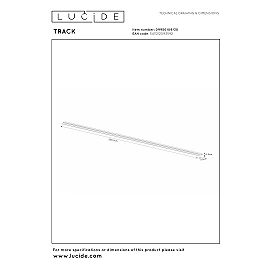 TRACK cover 2 m Black (Lucide)