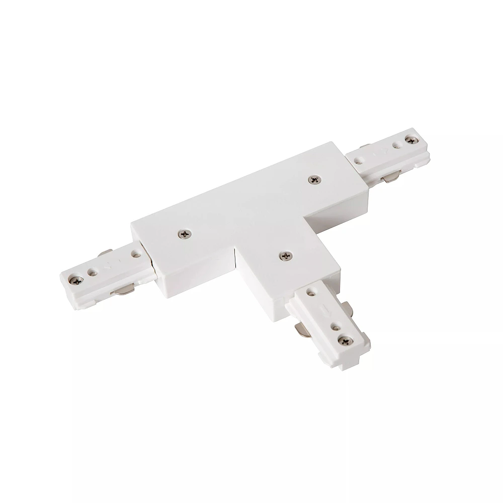 TRACK 1-circuit track T-connector A white (Lucide)