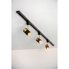 TRACK FLORIS track spot 1xGU10 Black (Lucide)