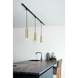 TRACK FLORIS track pendant 1xGU10 Matt Gold / Brass (Lucide)