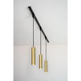 TRACK FLORIS track pendant 1xGU10 Matt Gold / Brass (Lucide)