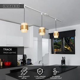 TRACK pendant adapter White (Lucide)