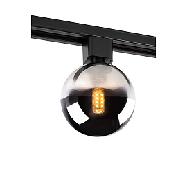TRACK TYCHO track spot 1xG9 Smoke Grey / Black (Lucide)