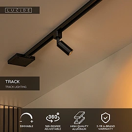 TRACK RITMO track spot 1xGU10 (MR11) Black (Lucide)