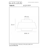 TRIBUTE flush ceiling light Ø 40 cm 1xE27 Cream (Lucide)