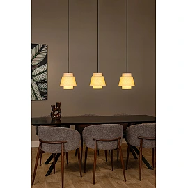 TRIBUTE pendant light 3xE27 Cream (Lucide)