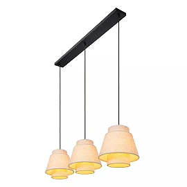 TRIBUTE pendant light 3xE27 Cream (Lucide)