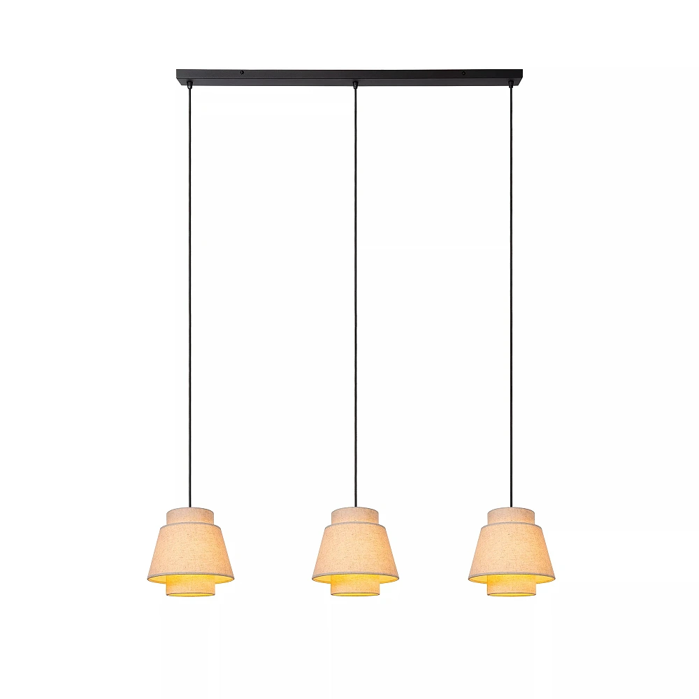 TRIBUTE pendant light 3xE27 Cream (Lucide)