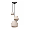 TRIBUTE pendant light Ø 76 cm 3xE27 Cream high ceiling (Lucide)