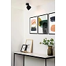 TRIGONO Ceiling spotlight Ø10,5 cm 1x50W Black (Lucide)
