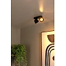 TRIGONO Ceiling spotlight 26,5 cm × 11 cm × 11 cm 2x50W Black (Lucide)