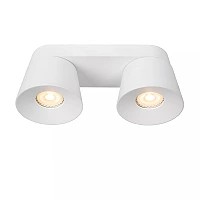 TRIGONO griestu prožektors 26 cm × 11 cm × 11 cm 2x50W balta (Lucide)