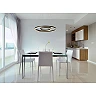 TRINITI LED piekaramā lampa Ø80 cm 32 W 3000K melna (Lucide)