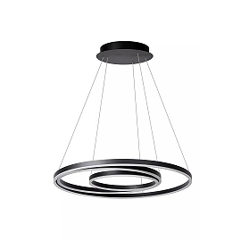 TRINITI LED pendant light Ø80 cm 32 W 3000K black (Lucide)
